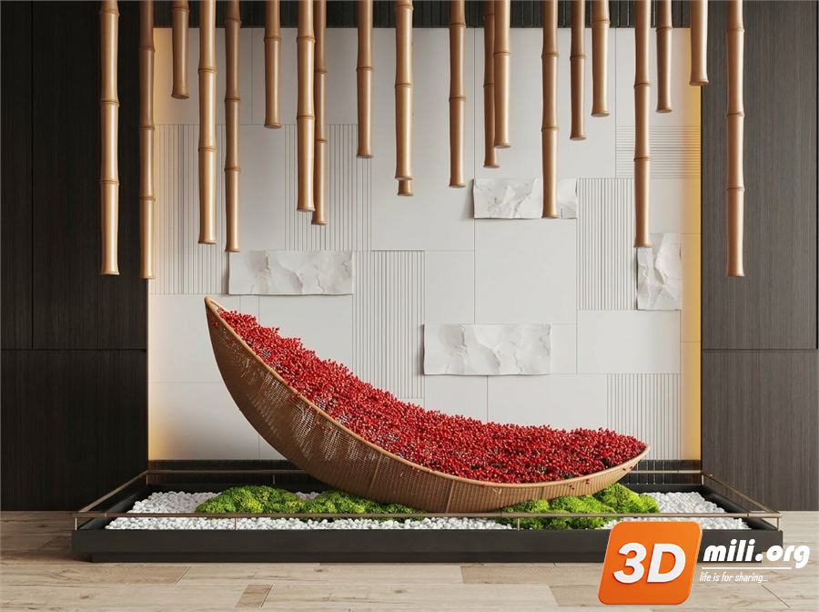 Lobby Decoration Skp Files 